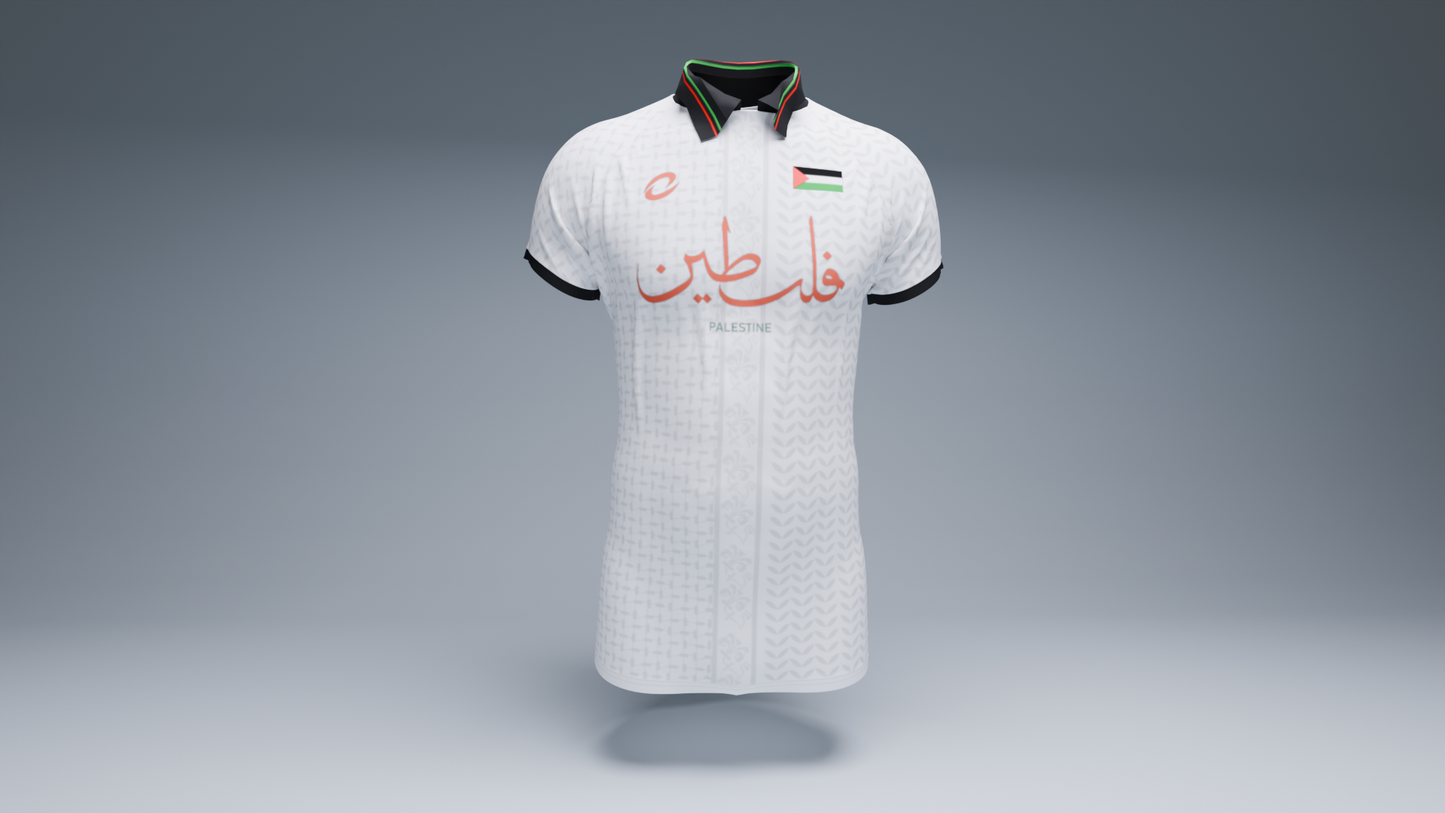 Palestine Jersey White