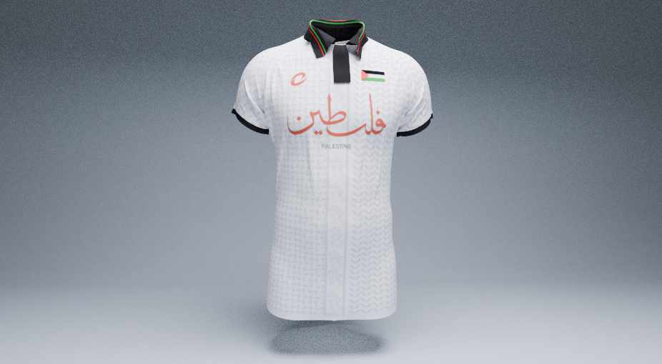 Palestine Jersey White